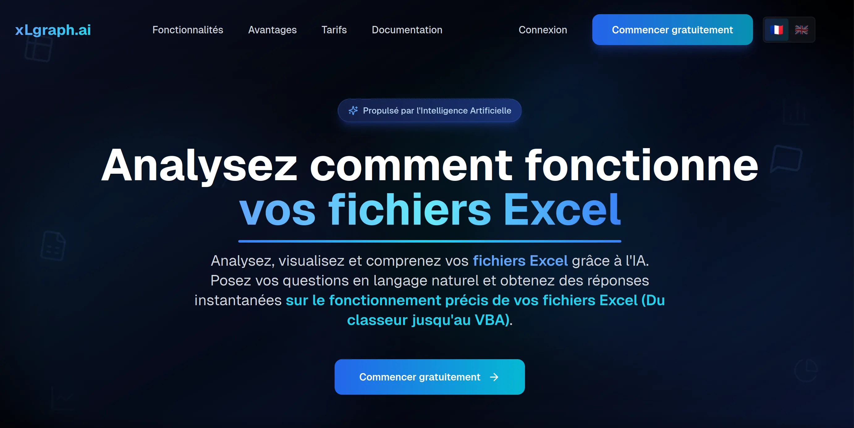 Aperçu de xlgraph.ai